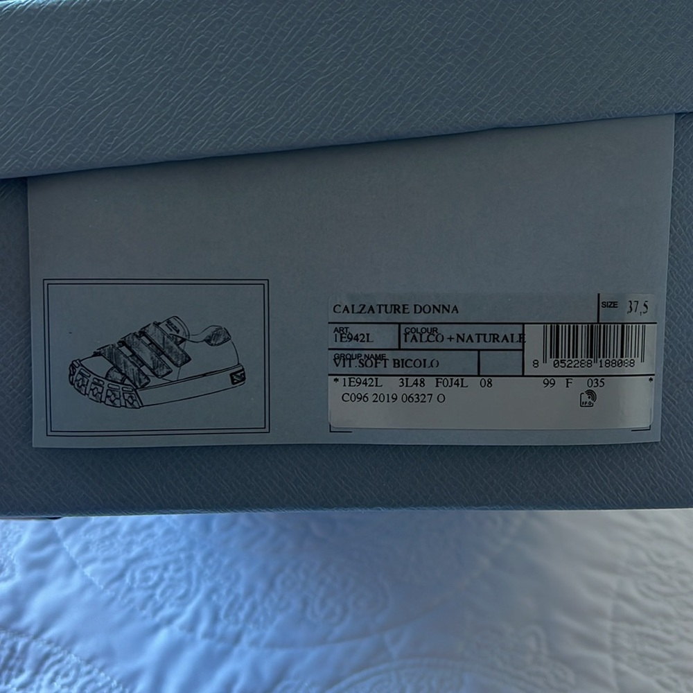 Women’s Prada Calzature Donna Sneakers, size 37.5 - Picture 5 of 5